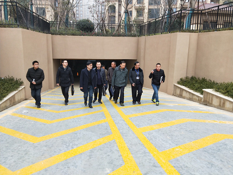 孝感市公安局組織2018年第一處安防工程驗(yàn)收